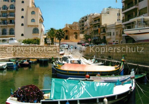 Malta Saint Paul Bay Fischerhafen