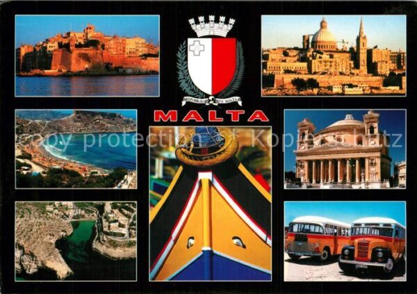 Malta Senglea Point Ghain Tuffena Fischerboot