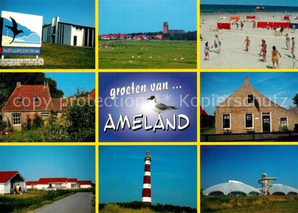 Ameland Natuurcentrum Strand Leuchtturm
