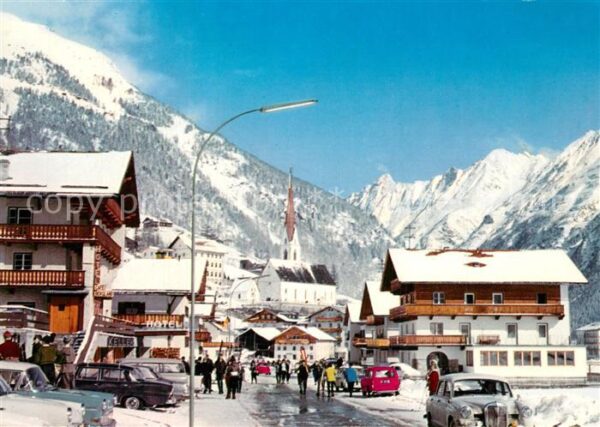 Soelden Oetztal Stadtpanorama Winter