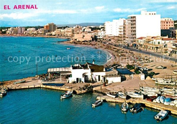 El Arenal Mallorca Fliegeraufnahme Strand
