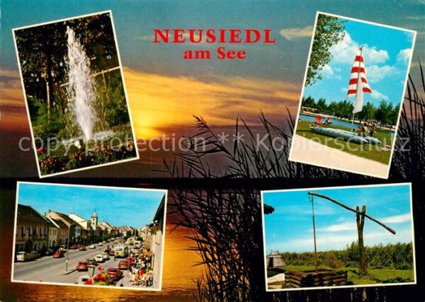 Neusiedl See Springbrunnen Ziehbrunnen Strand Neusie