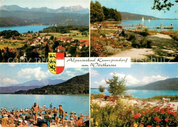 Krumpendorf Woerthersee Panorama Strand Park