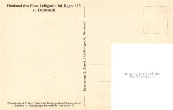 Darmstadt Denkmal des Hessischen Leibgarde Inf. R – Bild 2
