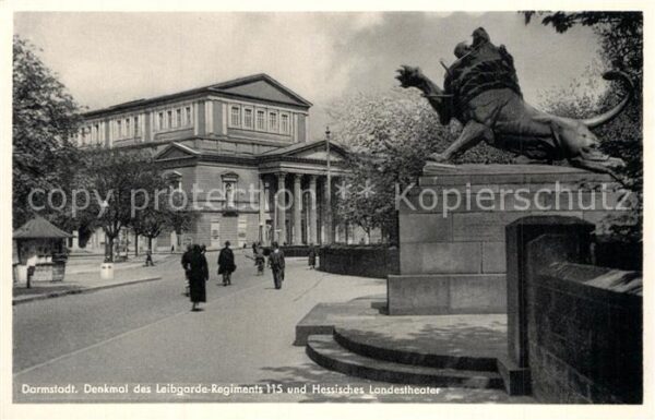 Darmstadt Denkmal des Hessischen Leibgarde Inf. R