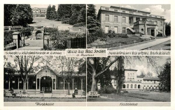 Bad Soden Taunus Brunnen Kurhaus Inhalatorium Trinkhalle