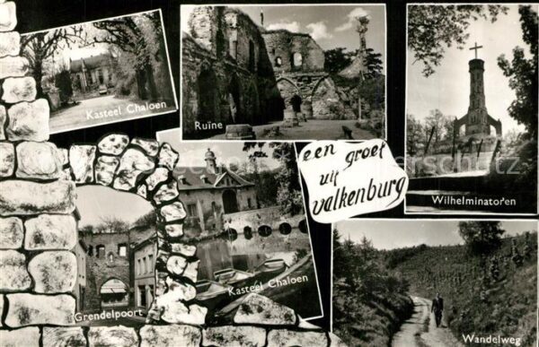 Valkenburg aan de Geul Kasteel Chaloen Ruine Wilhelminatoren G