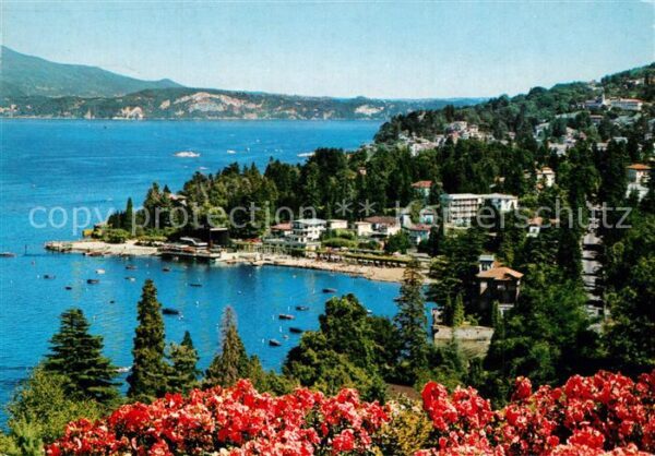 Stresa Lago Maggiore Panorama Blumen