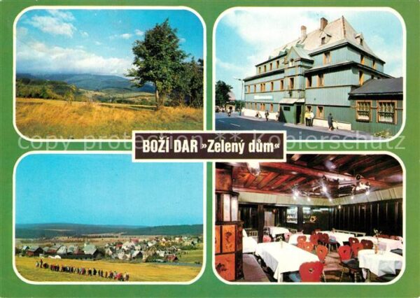 Bozi Dar Gottesgab Zeleny dum Hotel Restaurant Landschafts