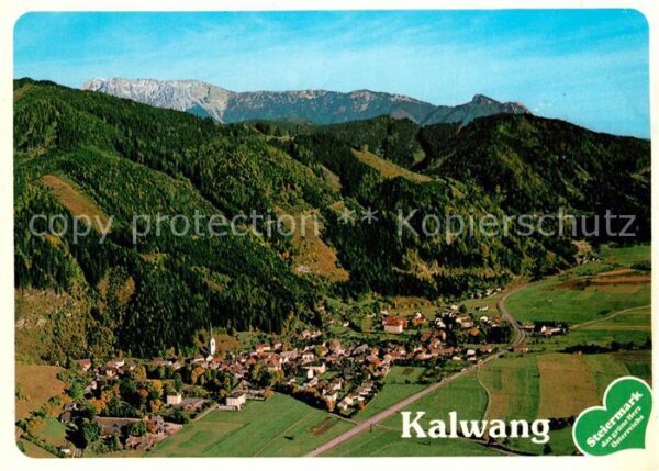 Kalwang Sommerfrische Liesingtal Fliegeraufnahm