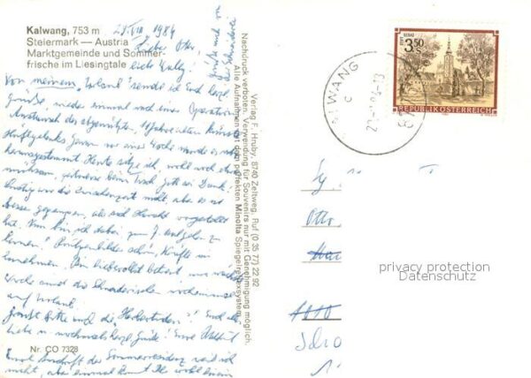 Kalwang Sommerfrische Liesingtal Fliegeraufnahm – Bild 2