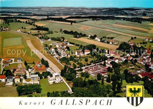 Gallspach Kurort im Alpenvorland Fliegeraufnahme