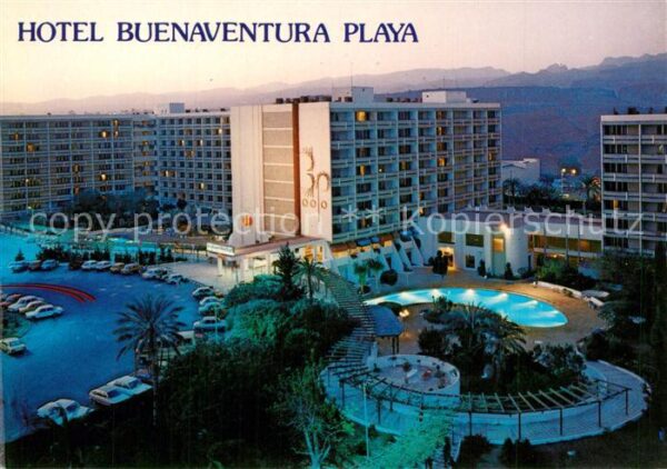 Playa del Ingles Hotel Buenaventura Playa de noche