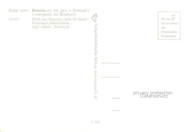 Braunau Inn Blick über den Inn von Simbach aus Linz – Bild 2