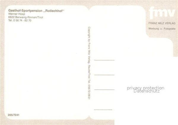 Rinnen Tirol Gasthof Sportpension Rotlechhof Restaur – Bild 2