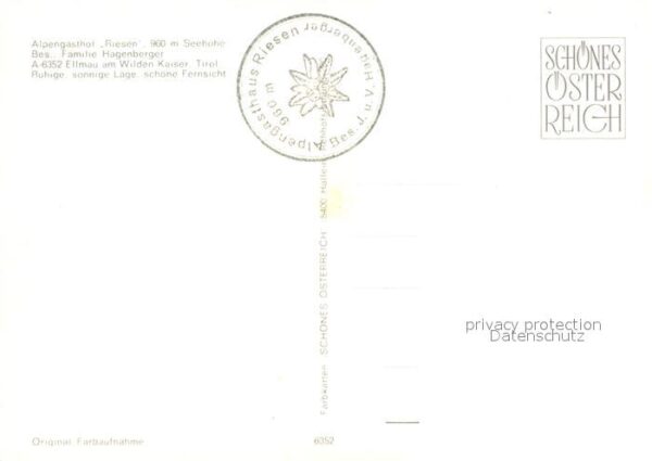 Ellmau Tirol Alpengasthof Riesen Landschaftspanorama – Bild 2