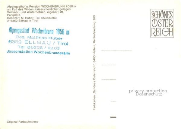 Ellmau Tirol Alpengasthof Pension Wochenbrunnen Wild – Bild 2