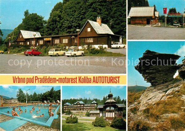 Vrbno pod Pradedem Motorest Koliba Autoturist Freibad Fels