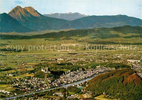 Salzburg Oesterreich Panorama Blick vom Gaisberg mit Hochsta