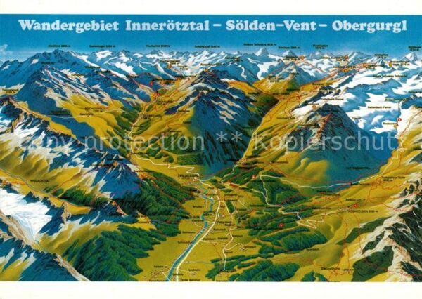 Soelden Oetztal Wandergebiet Innerötztal Sölden Vent Ob