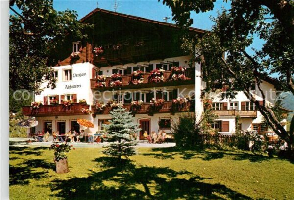 Luttach Ahrntal Suedtirol Pension Abfalterer Garten Terrasse