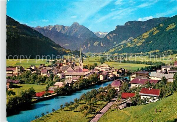 Zell Ziller Tirol Gesamtansicht Landschaftspanorama Zille