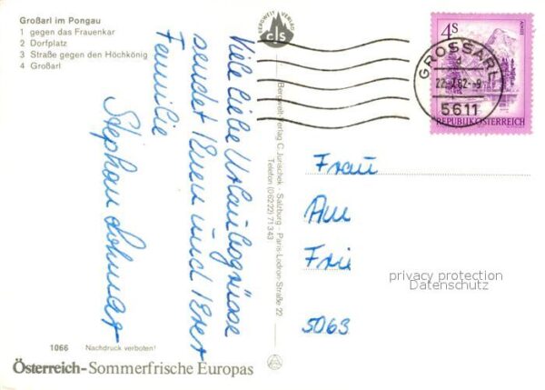 Grossarl Landschaftspanorama Frauenkar Hochkönig – Bild 2