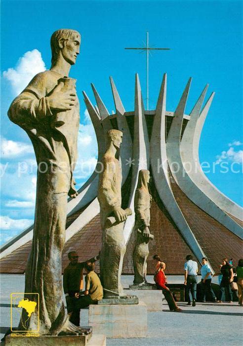 Brasilia Ciudad Entrada da Catedral