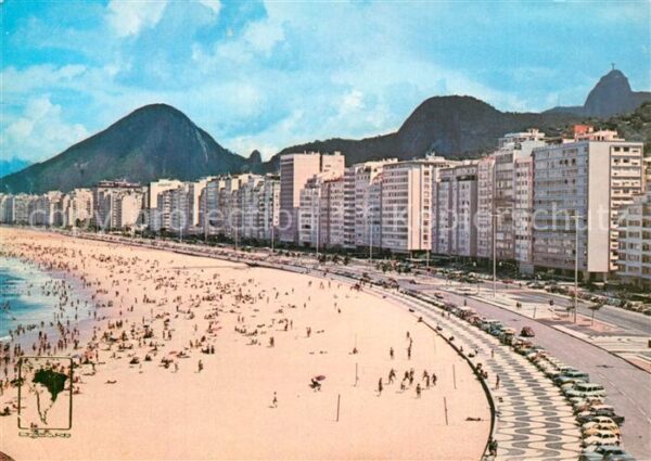 Rio de Janeiro Praia do Leme Beach