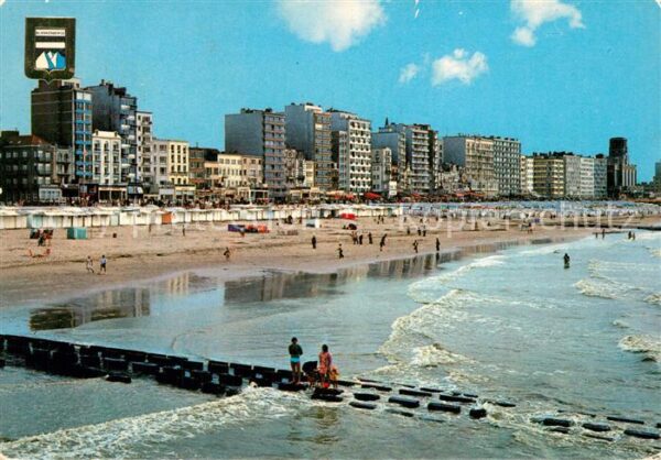 Blankenberge Plage et digue de mer Strand und Promen