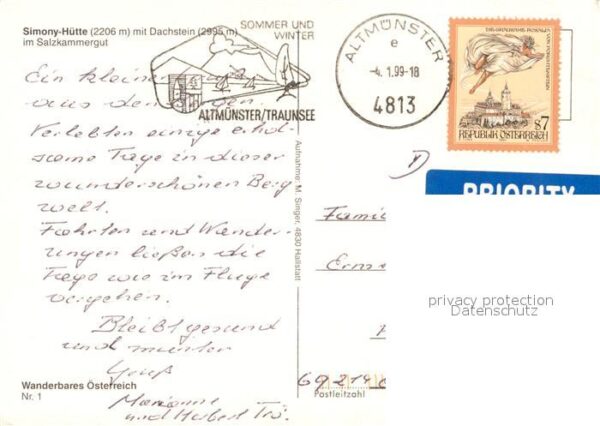 Bad Goisern Salzkammergut Simonyhütte mit Dachstein Hoher Dachste – Bild 2