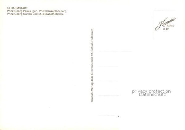 Darmstadt Prinz Georg Palais Prozellanschlösschen – Bild 2