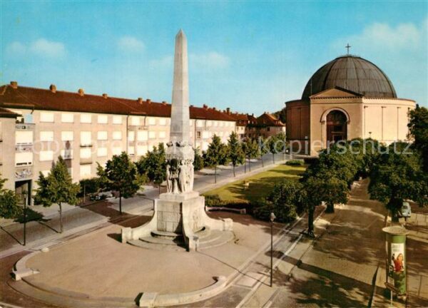 Darmstadt St Ludwigskirche Alice Denkmal Tor zu O
