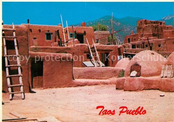 Taos Pueblo Indian Apartment Houses