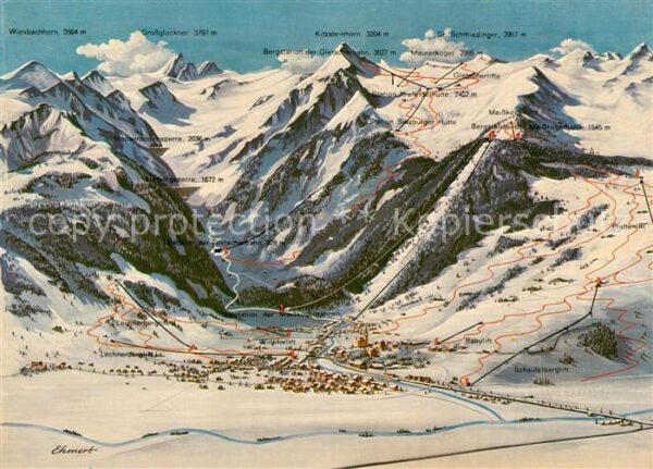 Kaprun Panorama Skigebiet Hohe Tauern