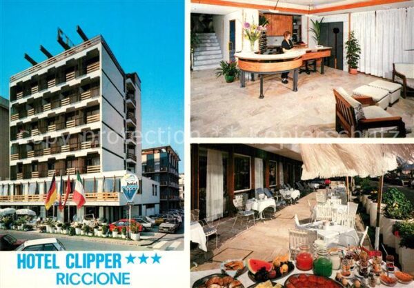 Riccione Hotel Clipper Restaurant Terrasse Rezep