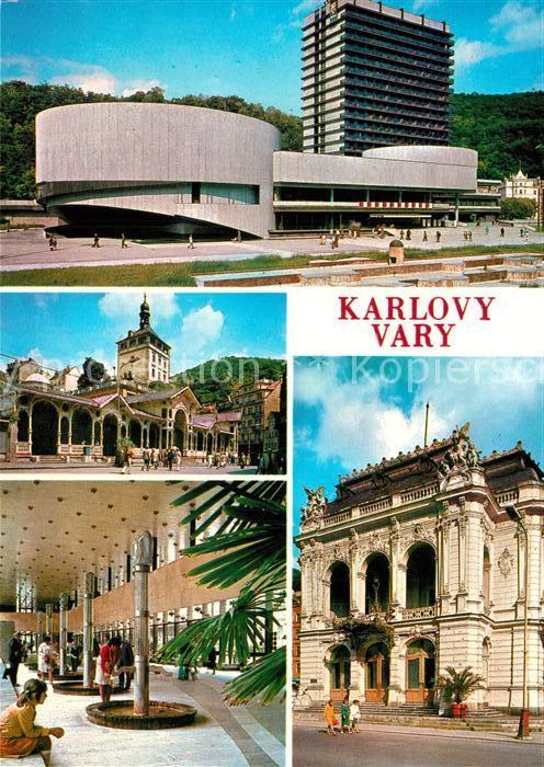 Karlovy Vary Sanatorium Thermal Trzni kolonada Vride