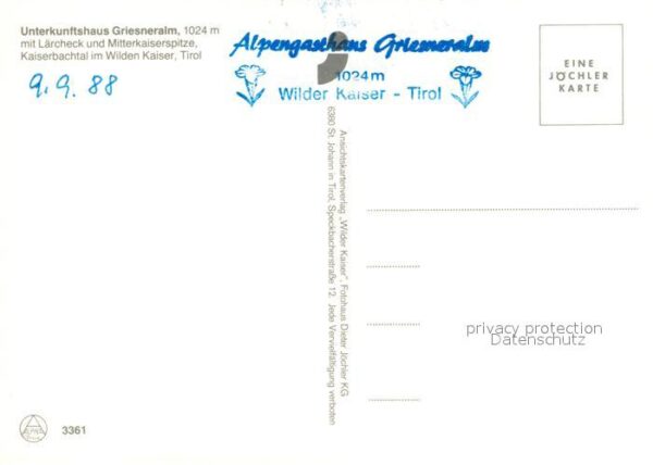 Kirchdorf Tirol Unterkunftshaus Alpengasthaus Griesnera – Bild 2