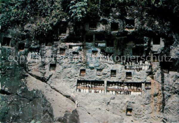 Sulawesi Indonesien Stone Graves at Lemo Toraja Land