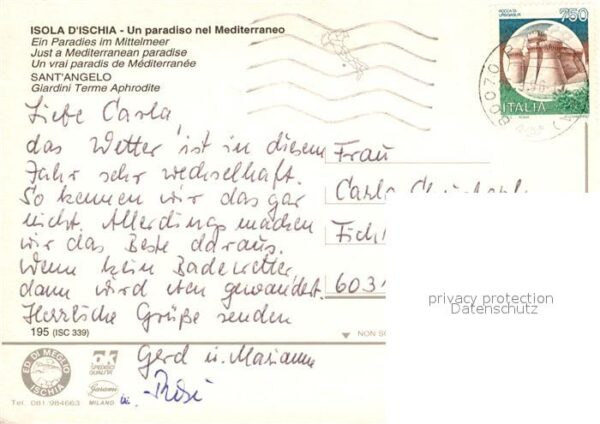 Sant Angelo Ischia Giardini Terme Aphrodite Swimming Pool – Bild 2