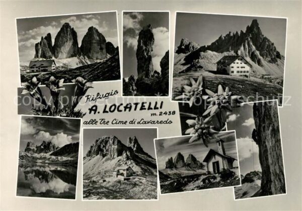 Tre Cime Di Lavaredo Rufugio A. Locatelli Dolomiti Berghütte