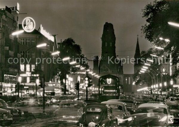 Berlin Kurfürstendamm Kaiser Wilhelm Gedächtni