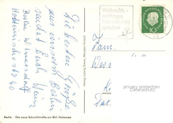 Berlin Neue Schnellstrasse am Bahnhof Halensee – Bild 2