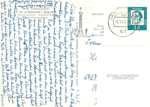Darmstadt Künstlerkolonie Russische Kapelle Hochz – Bild 2