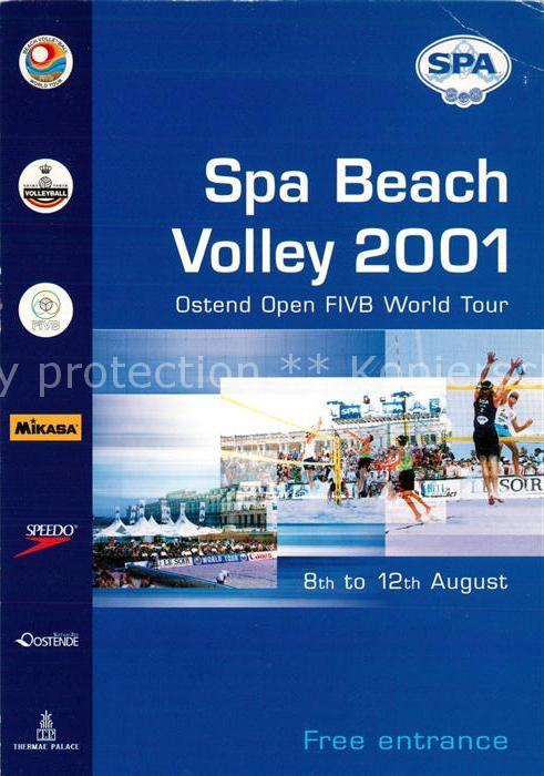 Ostende Oostende Spa Beach Volley 2001 Ostend Open FIVB