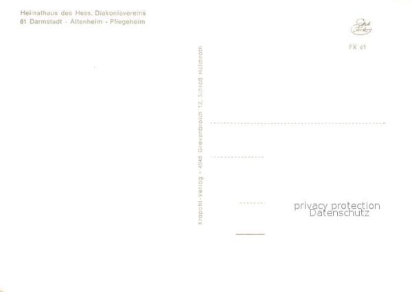 Darmstadt Heimathaus des Hessischen Diakonieverei – Bild 2