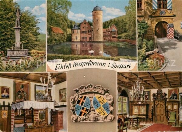 Mespelbrunn Schloss im Spessart Innenräume Toreinga