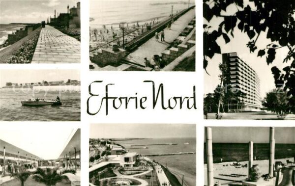 Eforie Nord Promenade Hochhaus Teilansichten