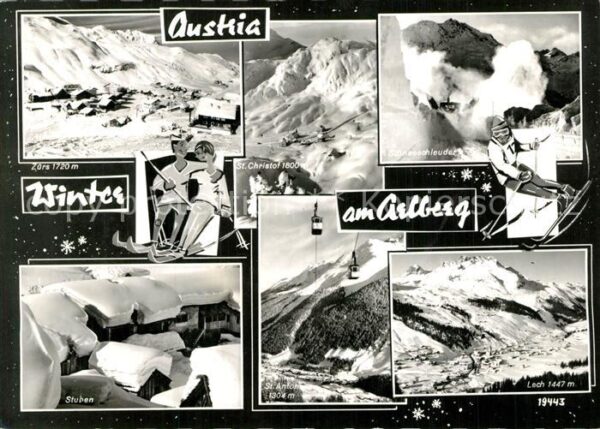 Arlberg Zürs St Christof Schneeschleuder Stuben
