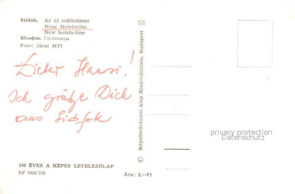 Siofok Neue Hotelreihe Fliegeraufnahme – Bild 2